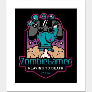 ZOMBIE GAMER Posters and Art